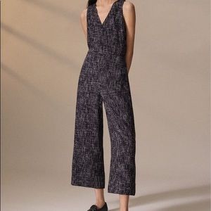 BNWT Massimo Dutti Tweed Jumpsuit with Buttons Size 38/6